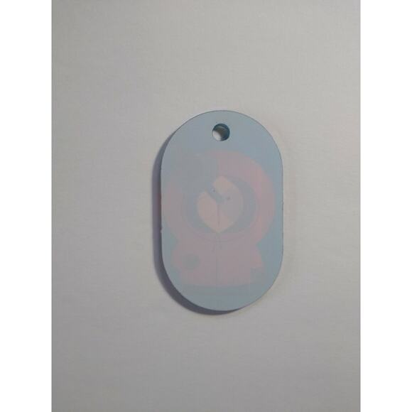 South Park Pinball Keychain Kenny Original NOS Plastic Promo 1998 Dark Orange - Picture 3 of 4